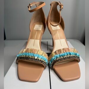 Dolce Vita - Hyper Natural Leather Heels - Size: 8